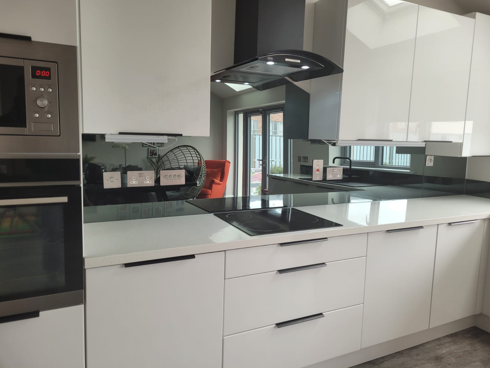 Закалённое зеркало. Tentesol Grey.