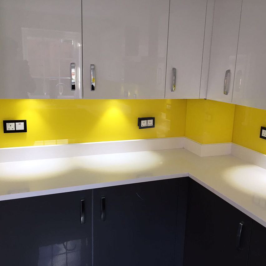 Однотонные скинали. Жёлтый цвет по каталогу NCS