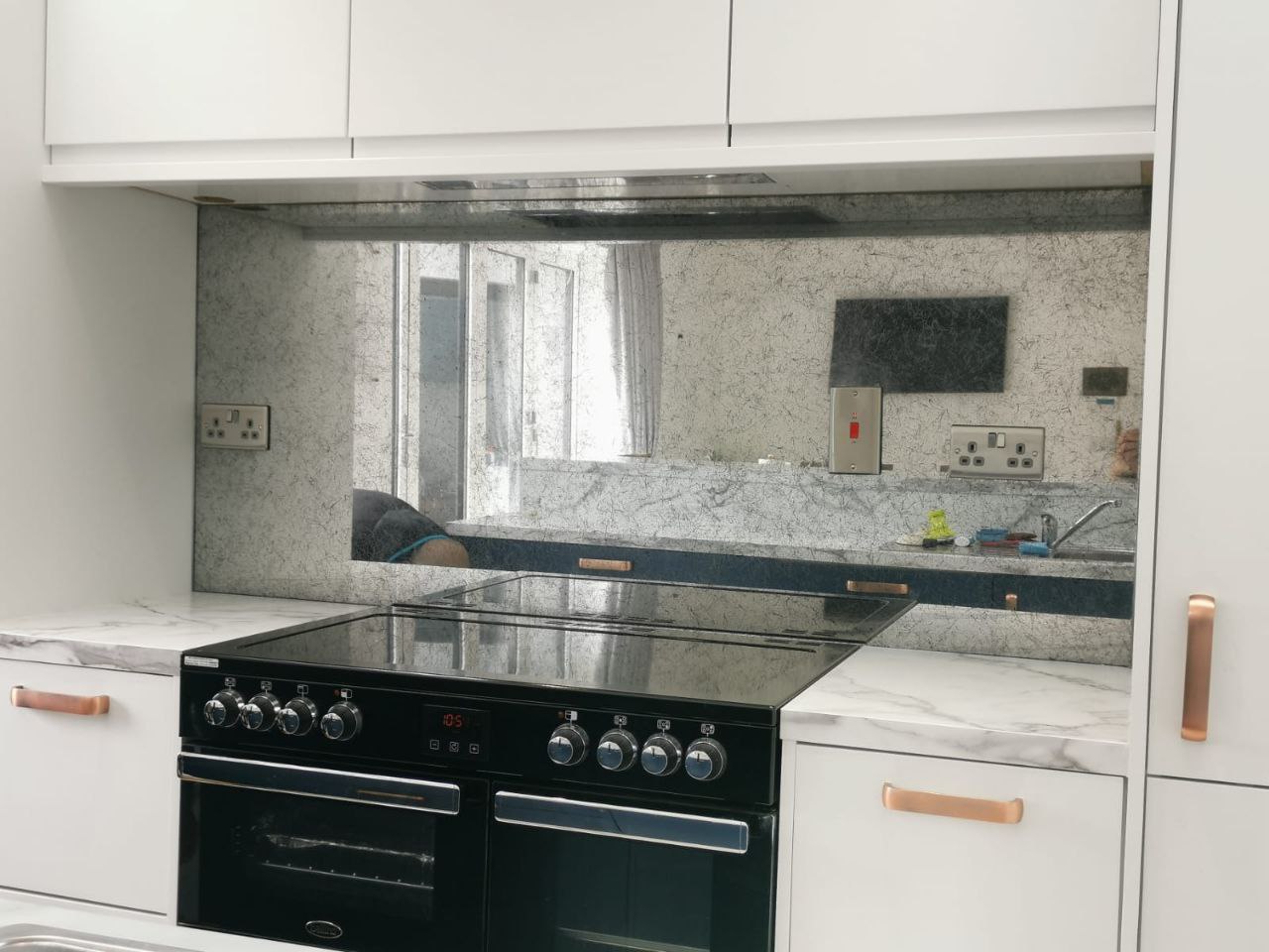 Античное зеркало серебро