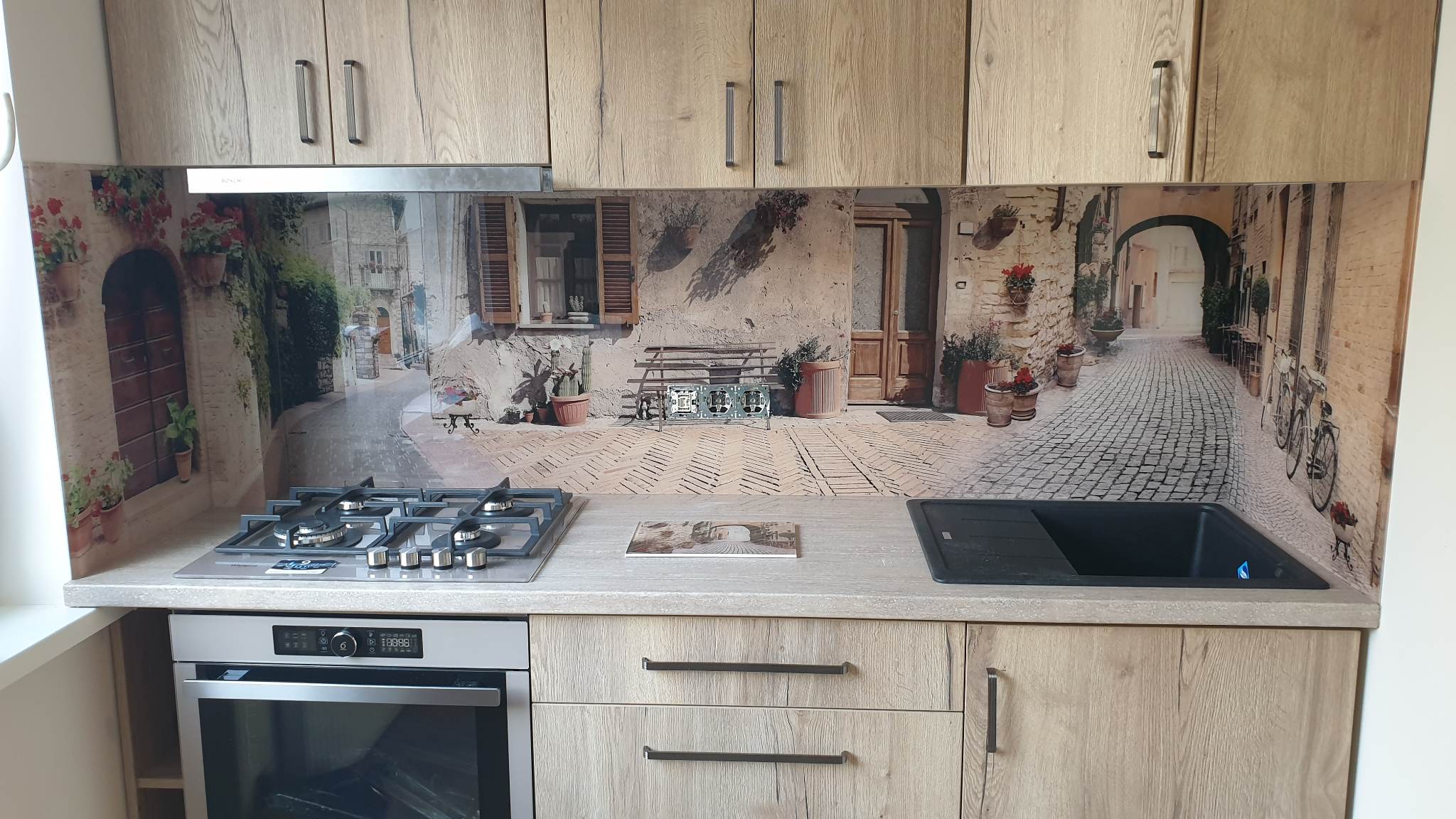 Скинали с рисунком ( УФ печать). Города и улочки.