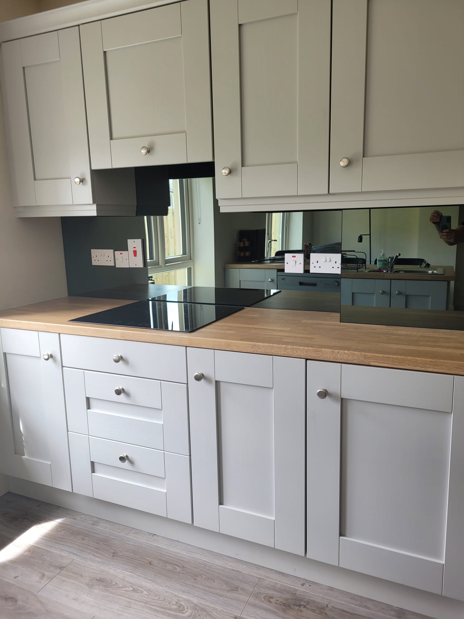 Закалённое зеркало. Tentesol Grey.