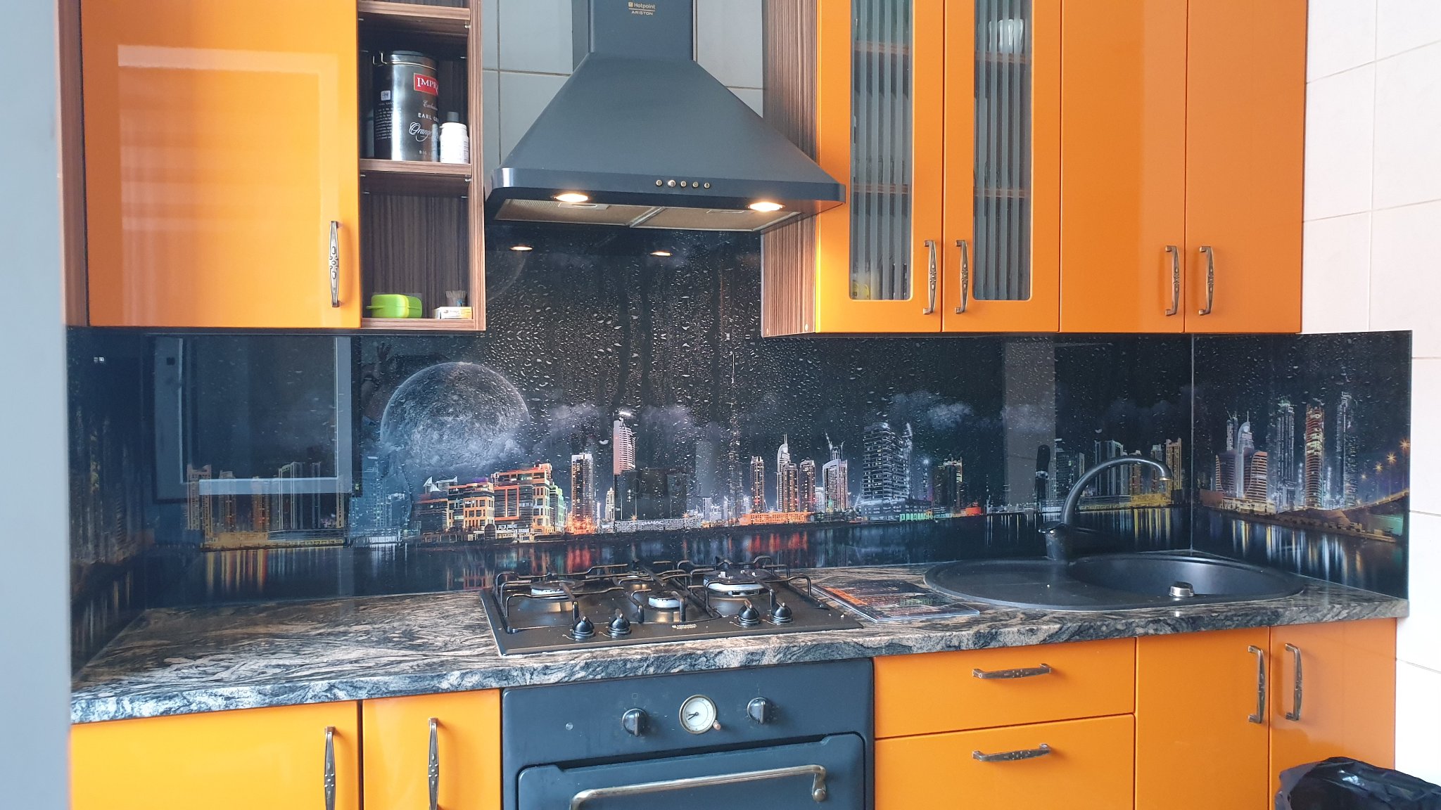 Скинали с рисунком ( УФ печать). Города и улочки.