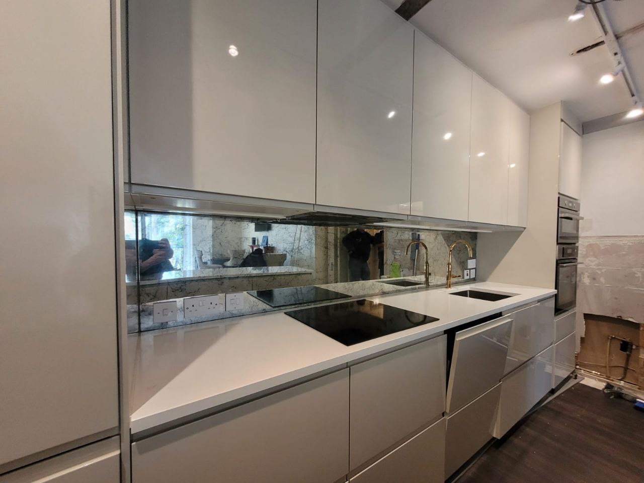 Античное зеркало серебро