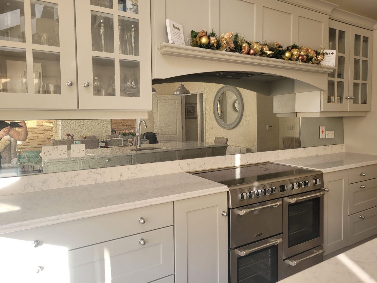 Античное зеркало серебро