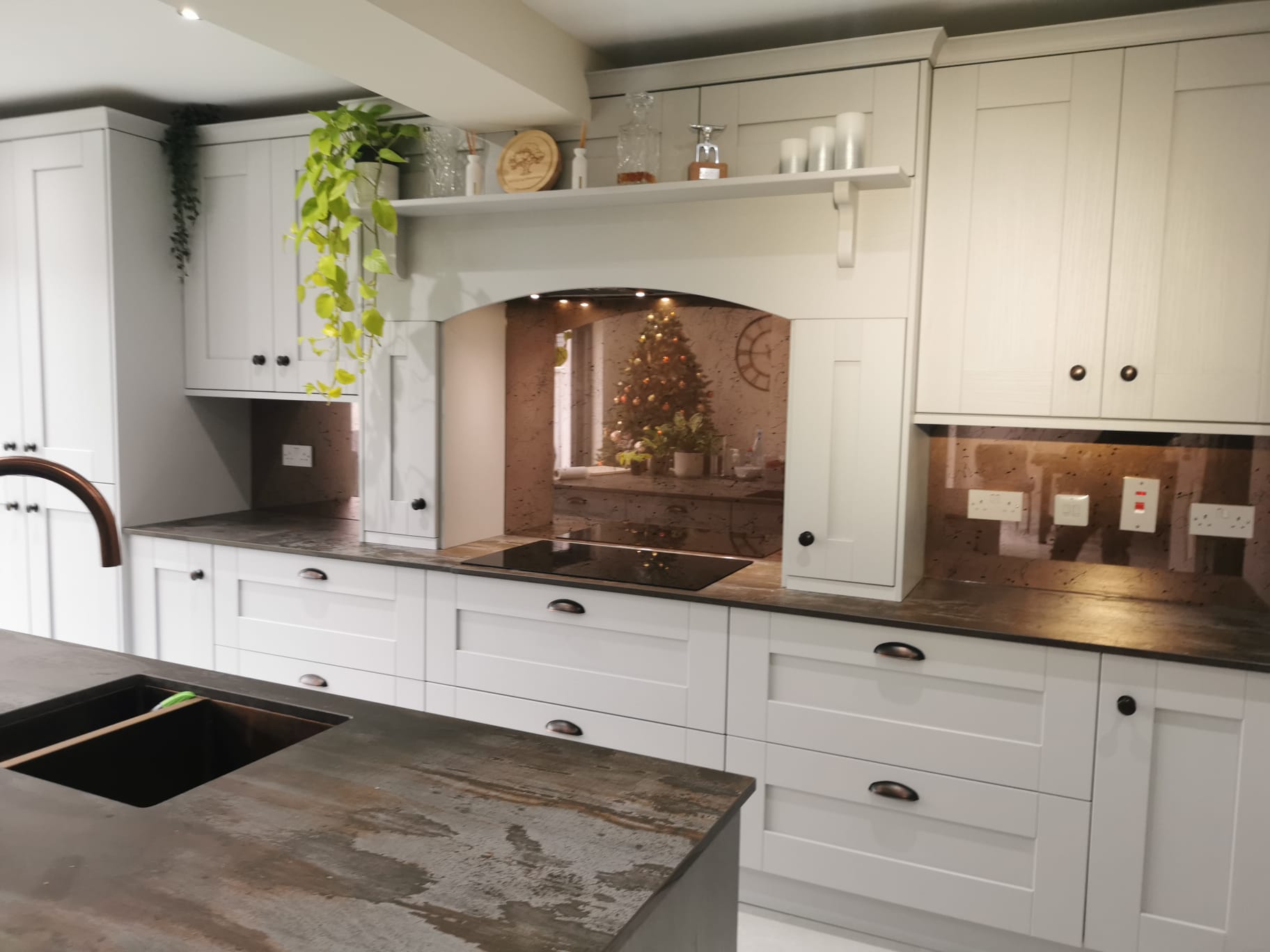 Античное стекло медь