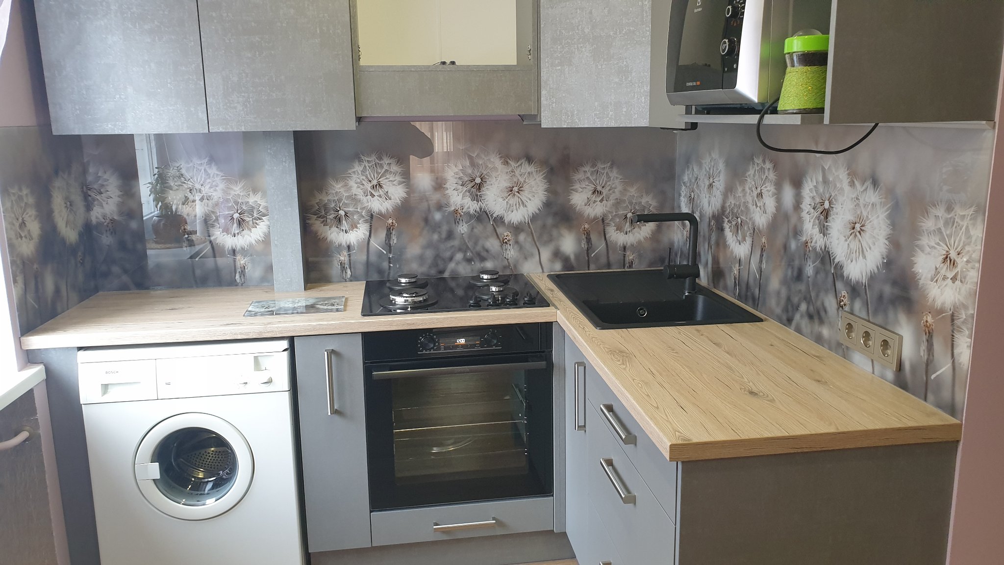 Скинали с УФ печатью. Цветы.