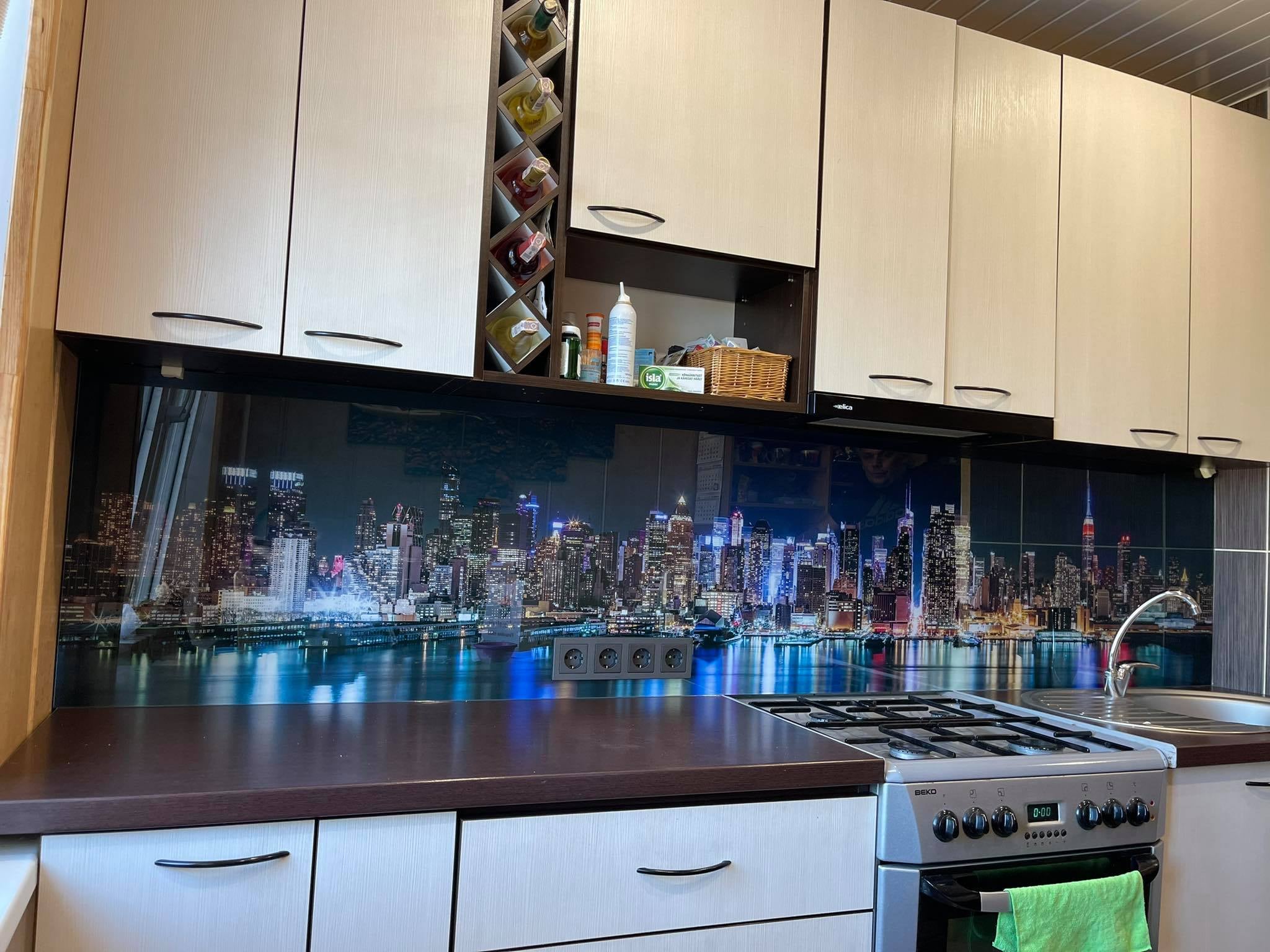 Скинали с рисунком ( УФ печать). Города и улочки.