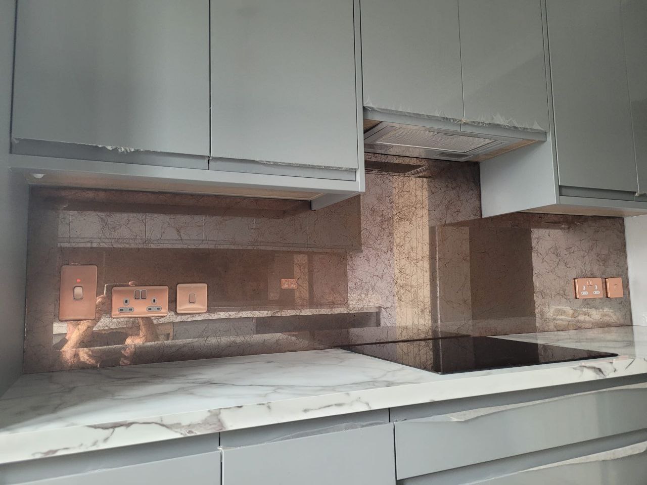 Античное стекло медь