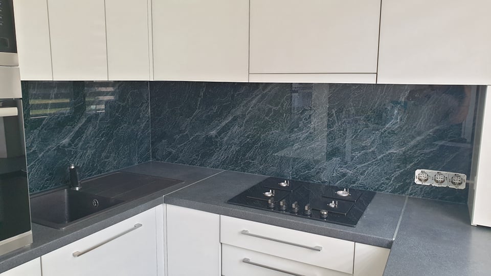 Скинали с УФ печатью. Текстуры камня, под мрамор.