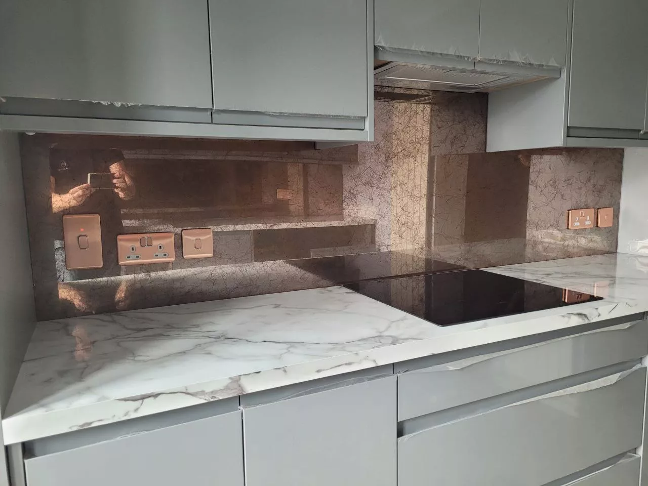 Античное стекло медь